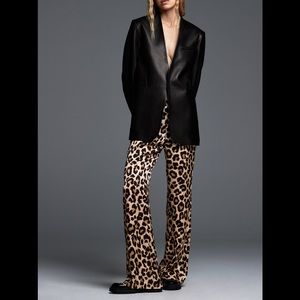 Zara leopard pants